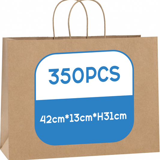 Kraft Paper Bag -  350pcs - 42*13*H31 cm Customizable LOGO printing